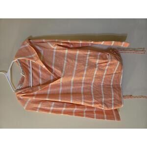 Roxy Women's Lightweight Striped Hoodie Sweatshirt, Large